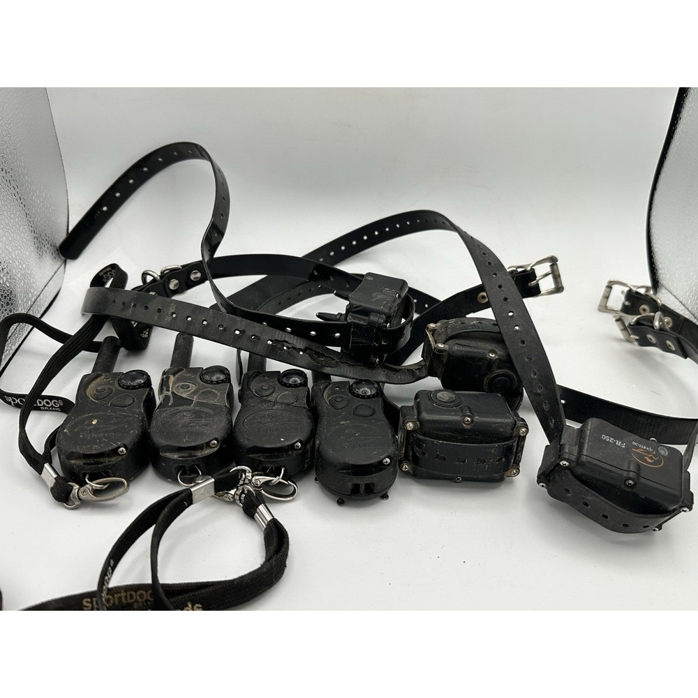 SportDog Dog Sport Collar Training Shock Transmitter, Remotes Lot Set Of 4 PARTS